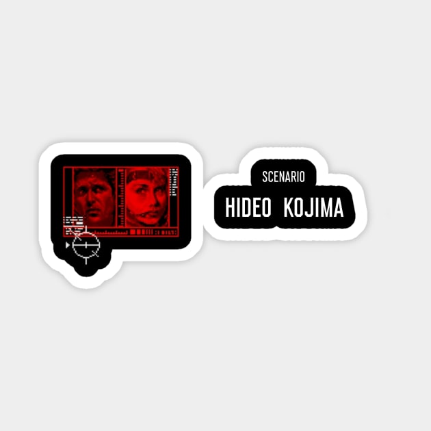 Scenario: Hideo Kojima Sticker by ThatShelf.com